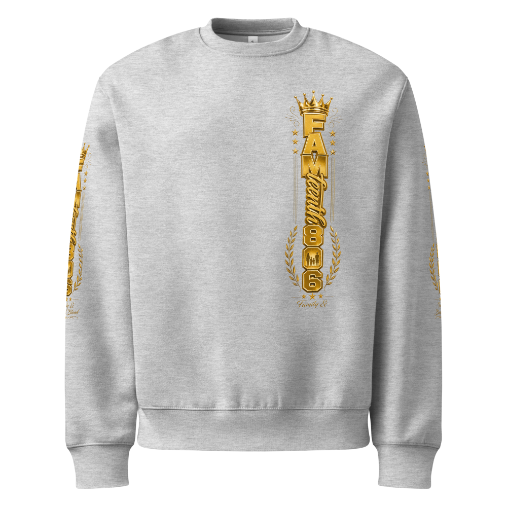 FAMteenth 806 Gold Chrome Heavyweight Sweatshirt