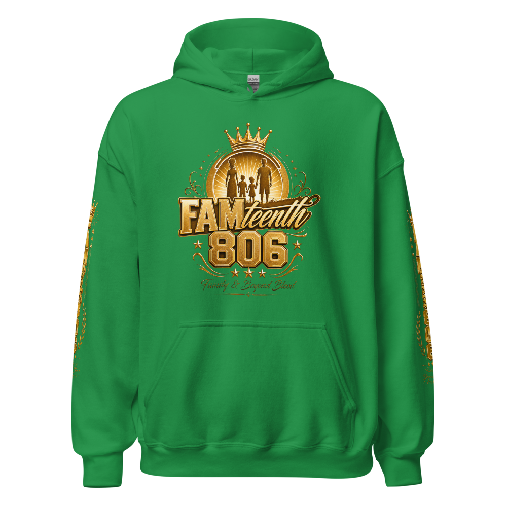 FAMteenth 806 Green Gold Chrome Hoodie