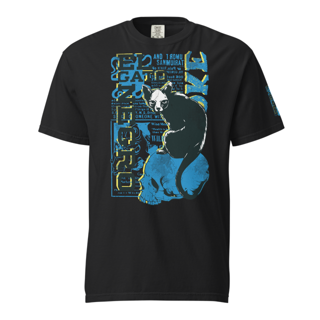 Cyber Skull Graphic T-Shirt