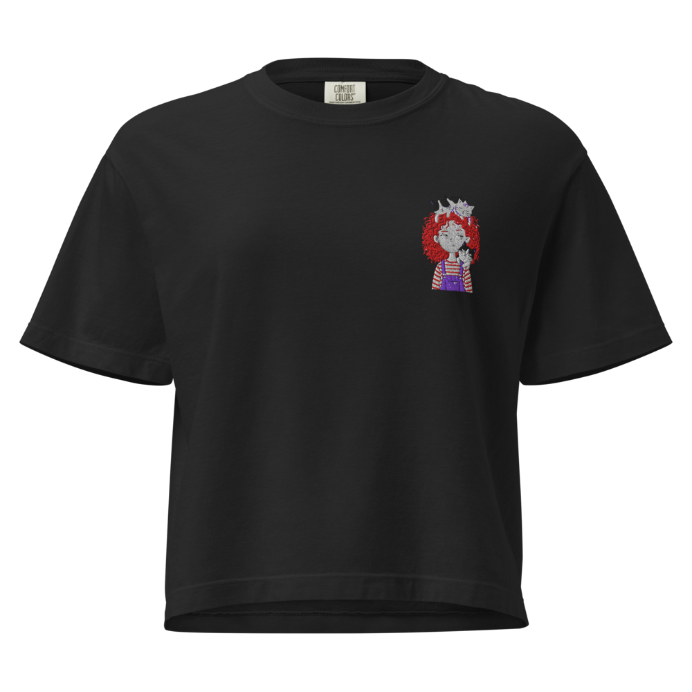 Mystic Anime Graphic Black T-Shirt