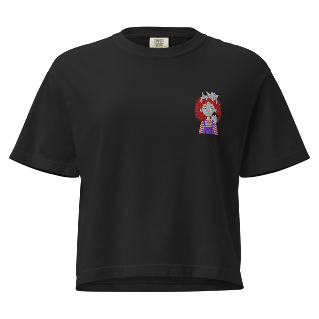 Mystic Anime Graphic Black T-Shirt