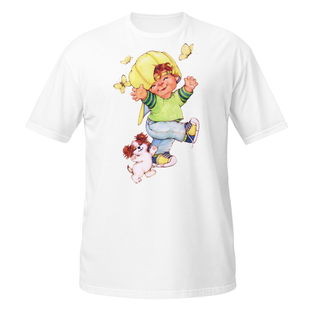 Cute Angel Girl Cartoon T-Shirt Design