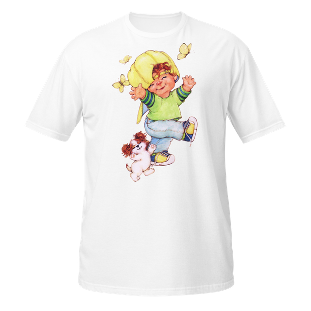 Cute Angel Girl Cartoon T-Shirt Design