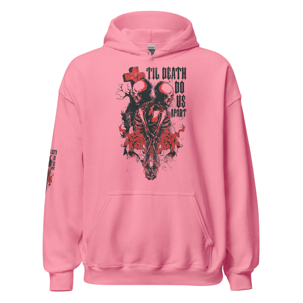Dark Rebel Skull Graphic Hoodie