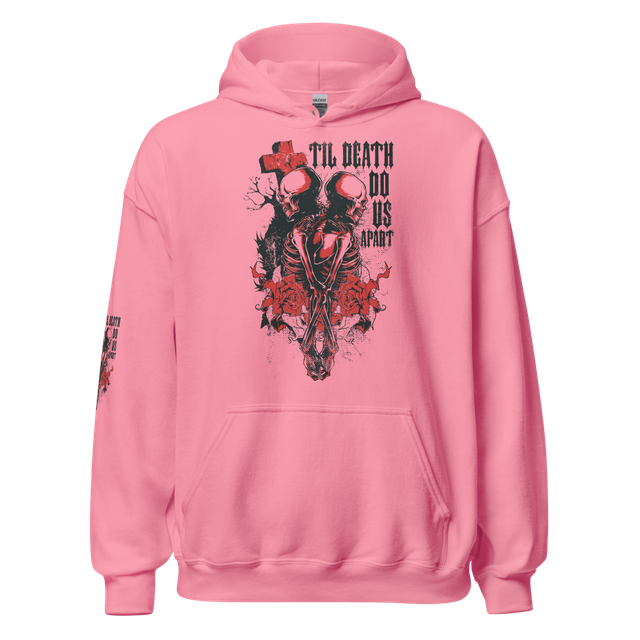 Dark Rebel Skull Graphic Hoodie