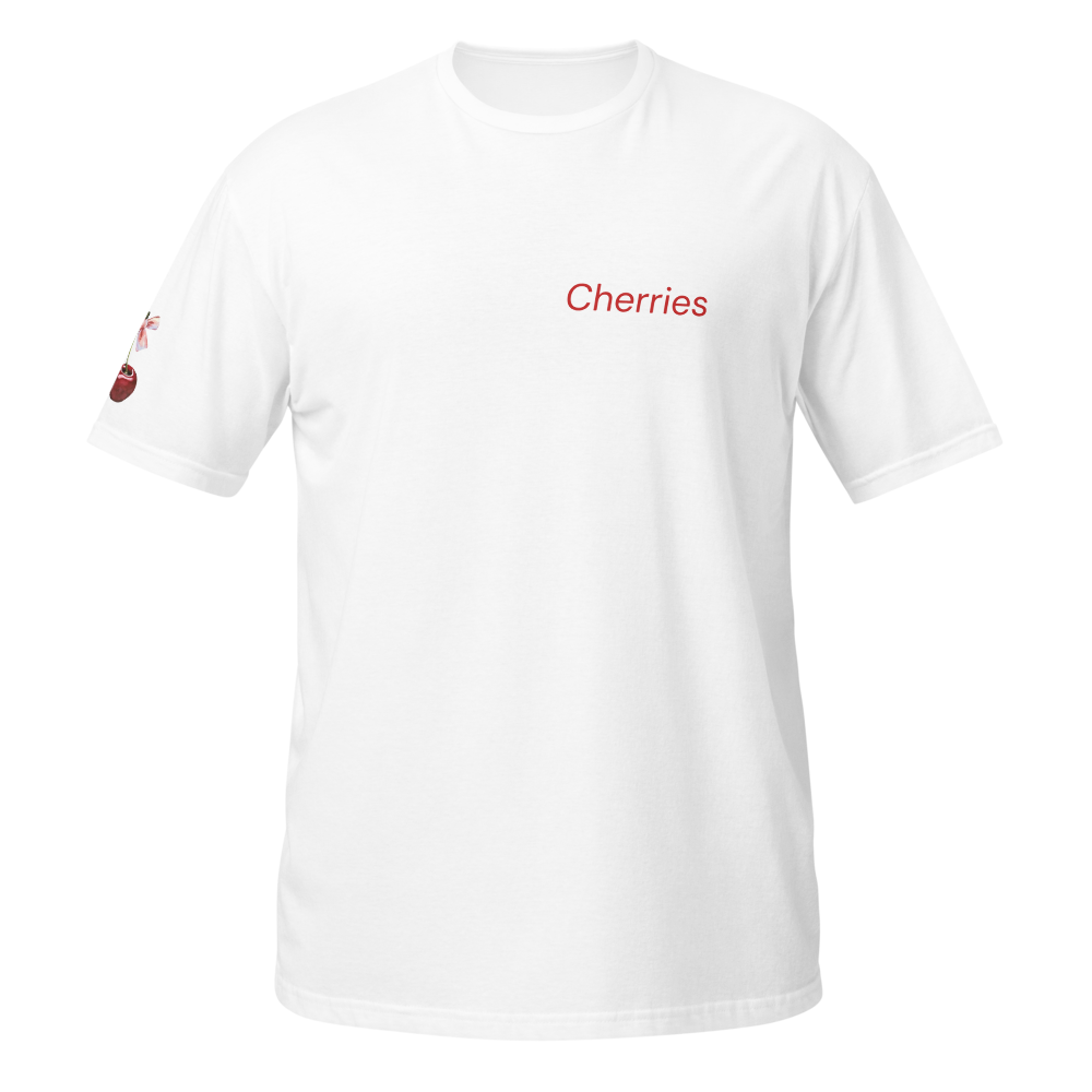 Cherry Bliss Minimal Aesthetic Tee 🍒