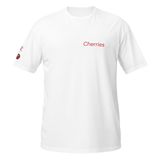 Cherry Bliss Minimal Aesthetic Tee 🍒