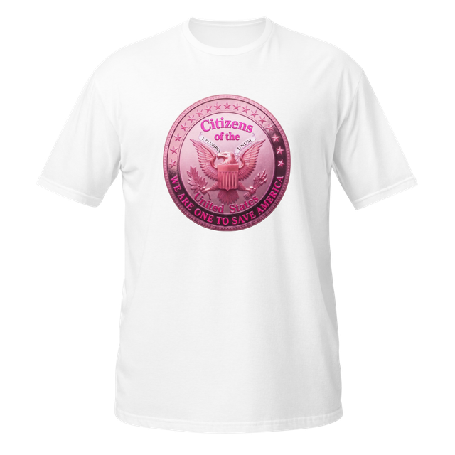 Ladies Pink Citizens of The United States T