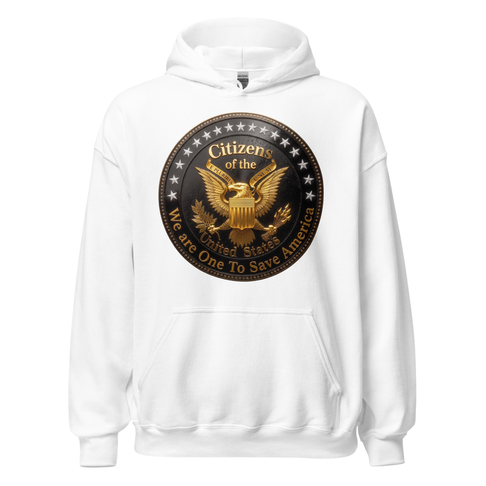 We are one to save America Unisex Hoodie 