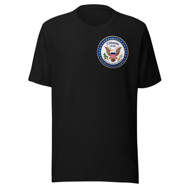 We are one to save America small emblem T