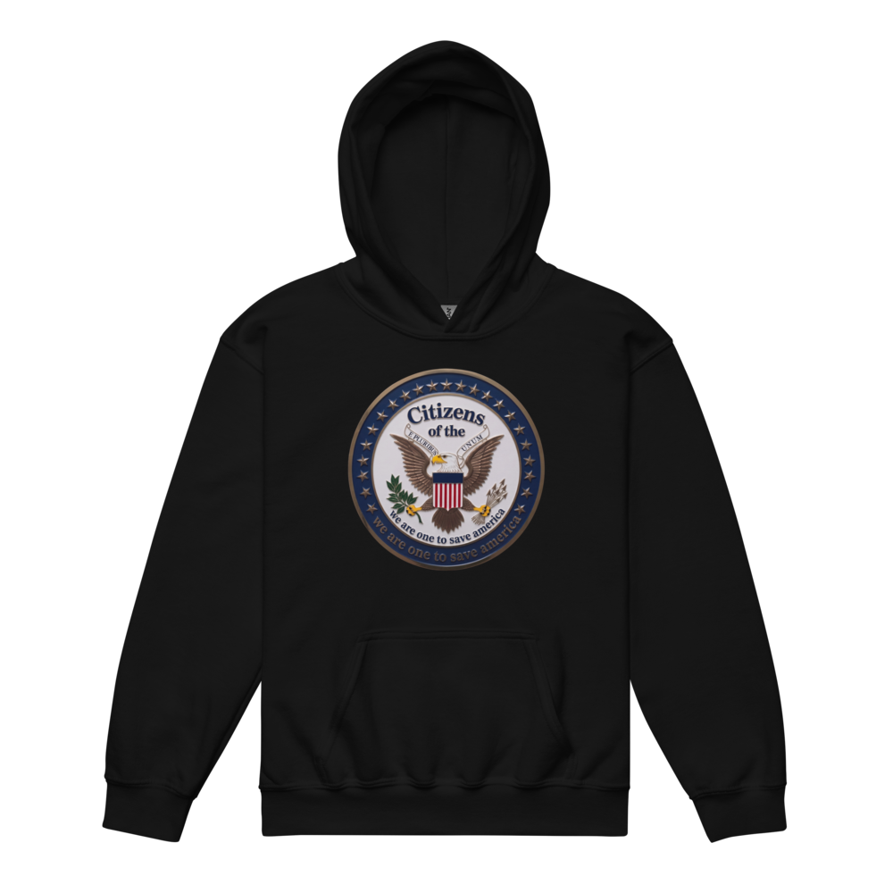 Kids Hoodie "We are one to Save America"