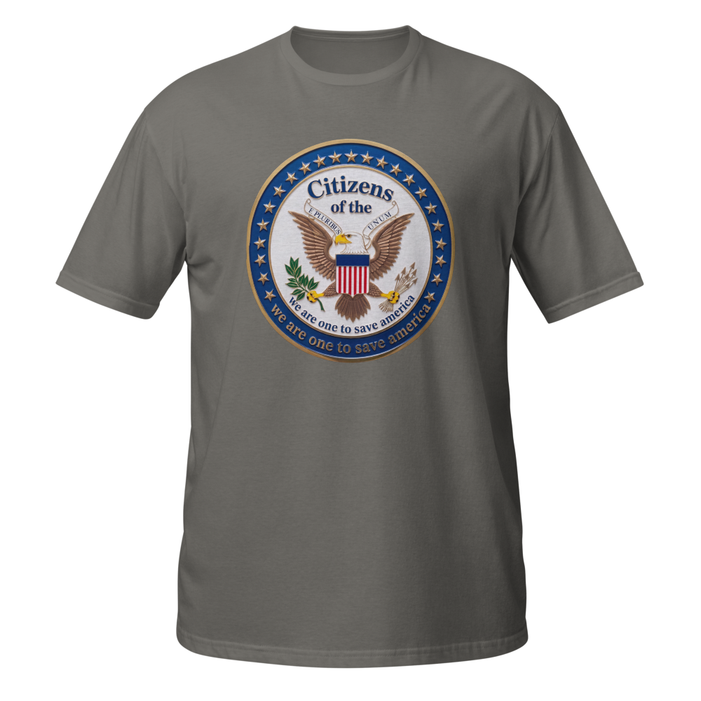 We are one to save America brown Unisex T Shirt