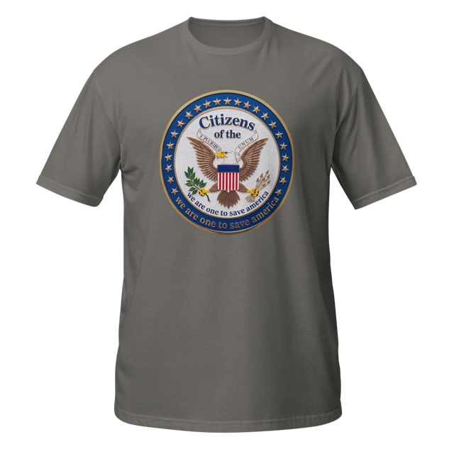 We are one to save America brown Unisex T Shirt