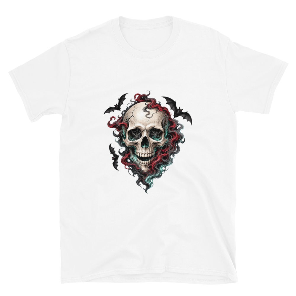 Gothic Flaming Ghost Skull 