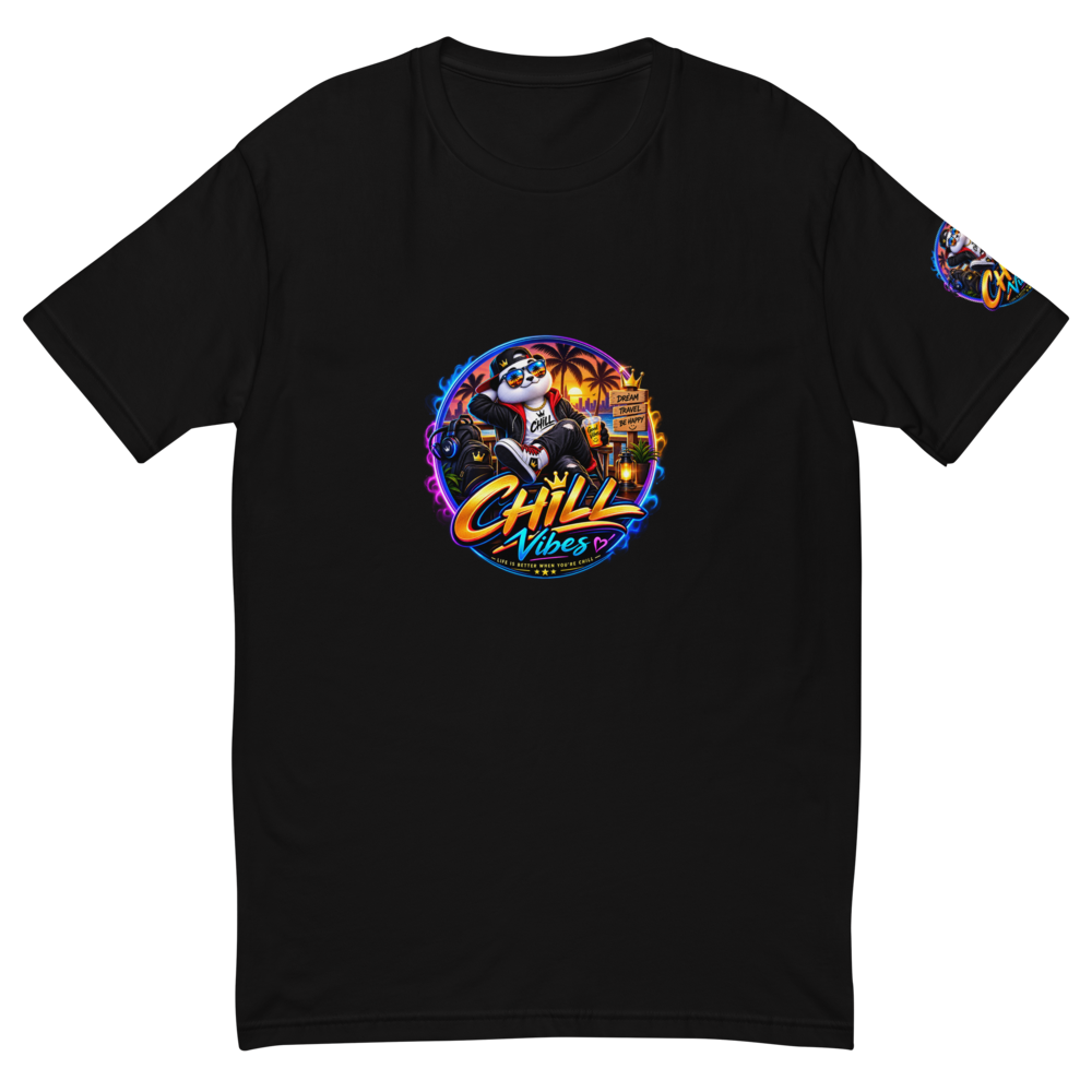 Chill Vibes – Cool Panda Sunset Logo 🐼🌴