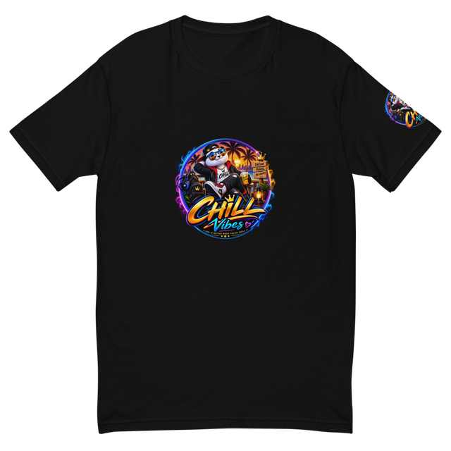 Chill Vibes – Cool Panda Sunset Logo 🐼🌴