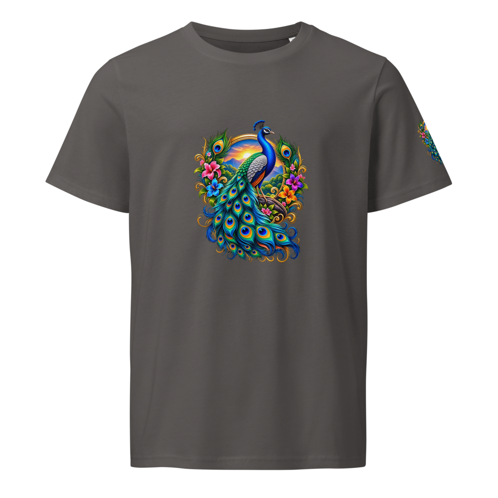 Majestic Peacock Premium Heavyweight T-Shirt – Col