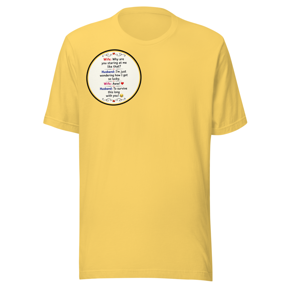 Husband Wife Funny Love & Comedy T-Shirt 😂❤️