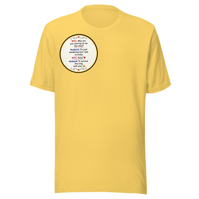 Husband Wife Funny Love & Comedy T-Shirt 😂❤️