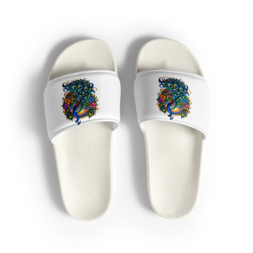 Majestic Peacock – Elegant & Colorful Footwear