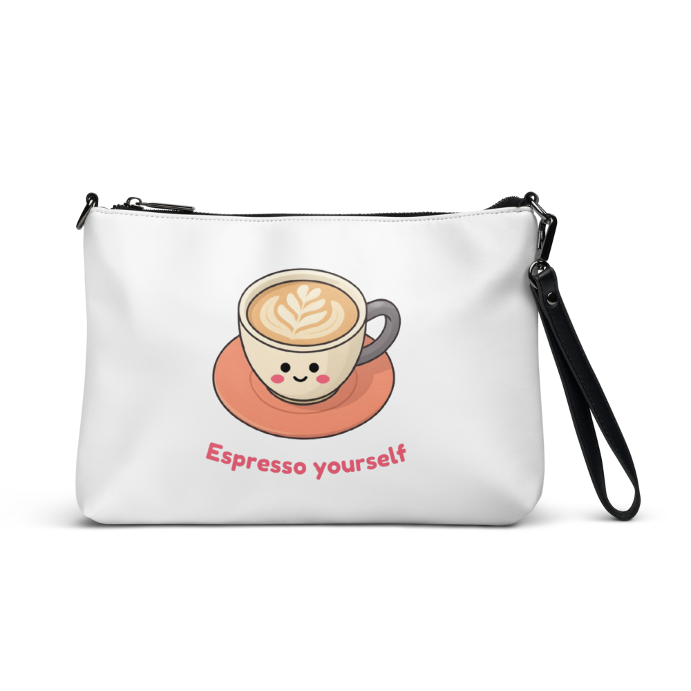 Cute Espresso Coffee crossbody bag 