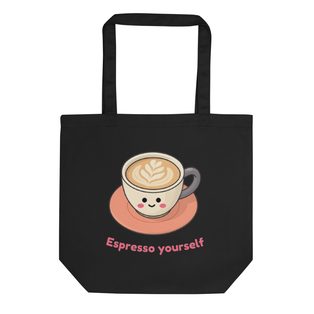 Cute Espresso Coffee tote bag 
