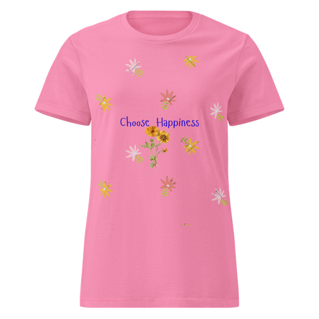 Choose Happiness Floral Women's Tee.