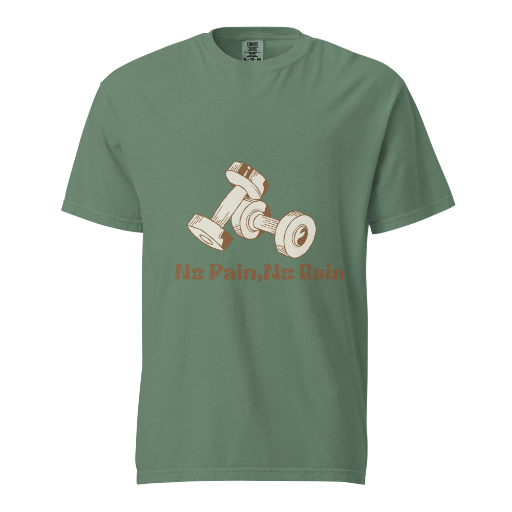 Vintage Gym & Dumbbell Graphic Tee.