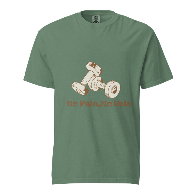 Vintage Gym & Dumbbell Graphic Tee.