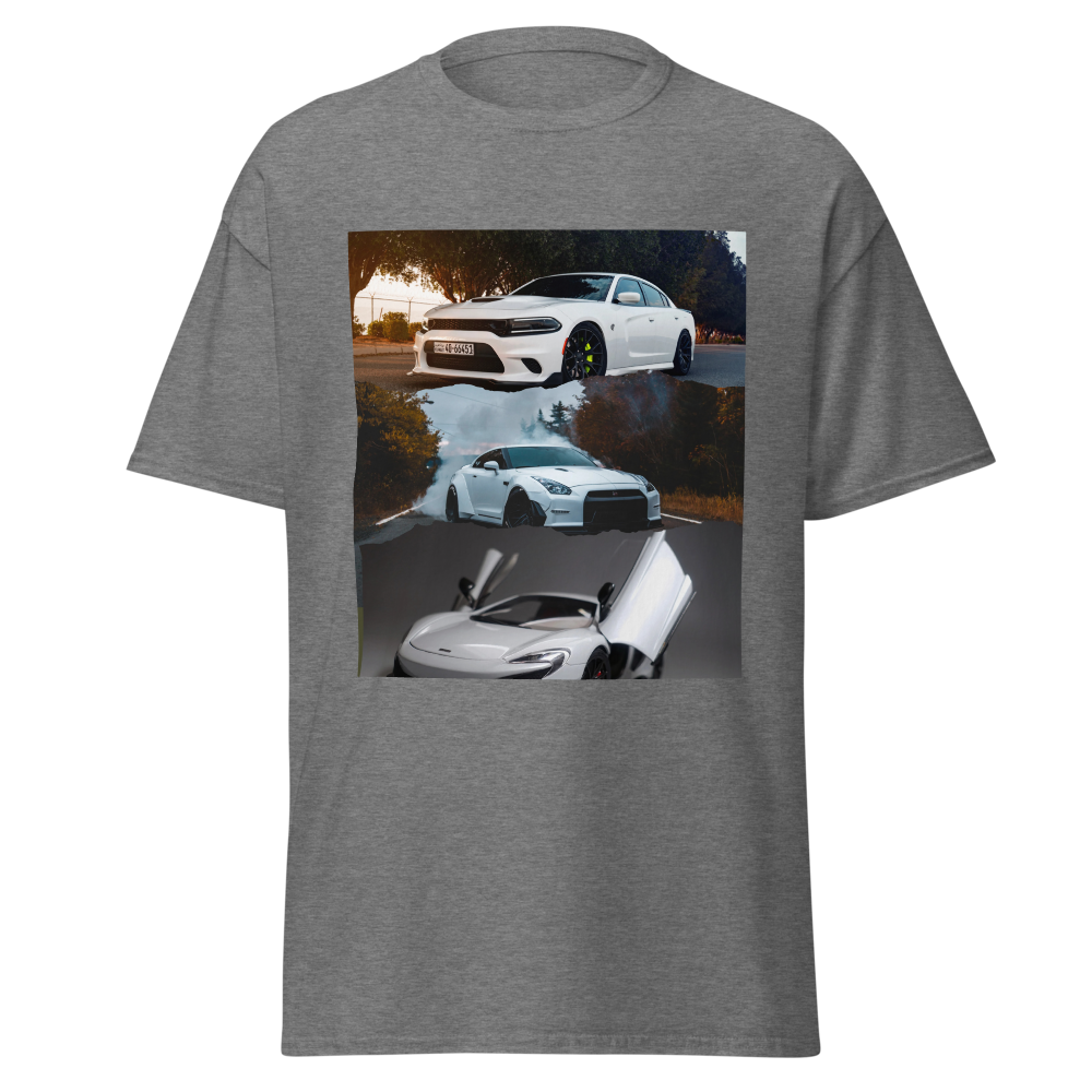 Modern Sports Car Graphic T-Shirt - Gildan 5000 