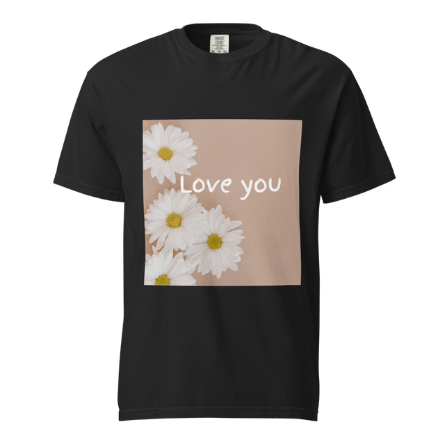 Love You Daisy Flower T-Shirt.