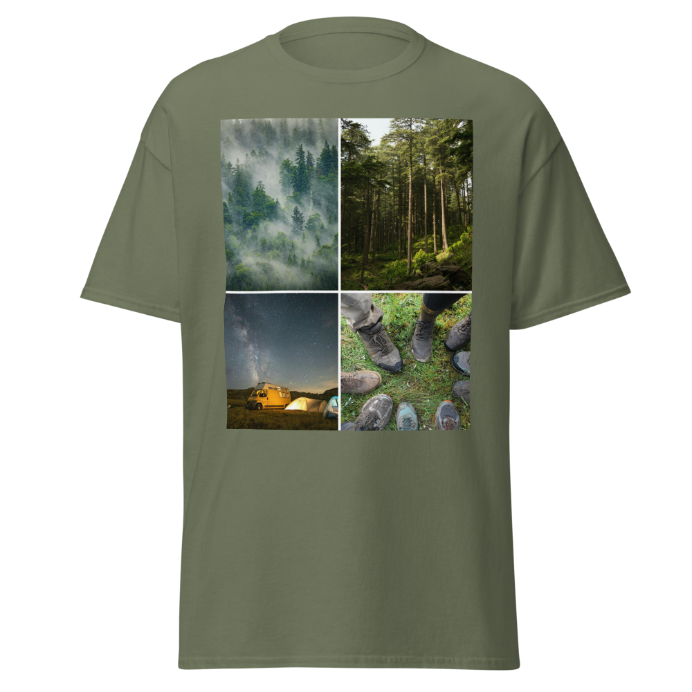 Nature Adventure Collage T-Shirt.