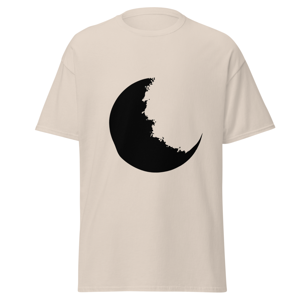 Minimal Crescent Moon T-Shirt.