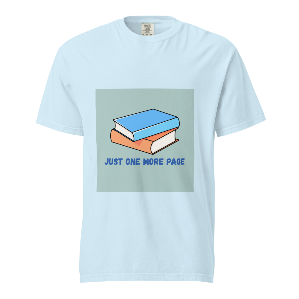 Just One More Page Book Lover T-Shirt.