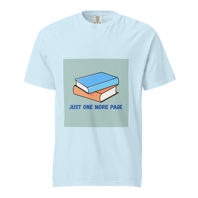 Just One More Page Book Lover T-Shirt.
