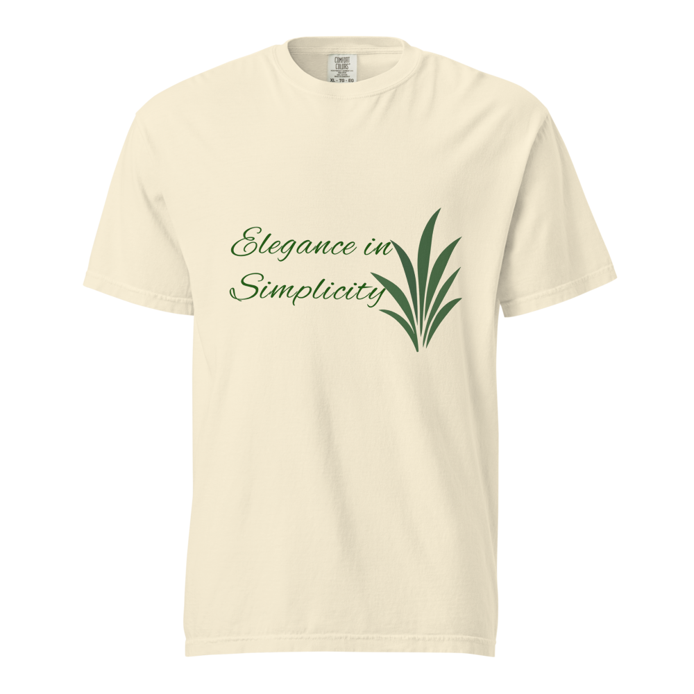 Elegance in Simplicity Plant Graphic T-Shirt.