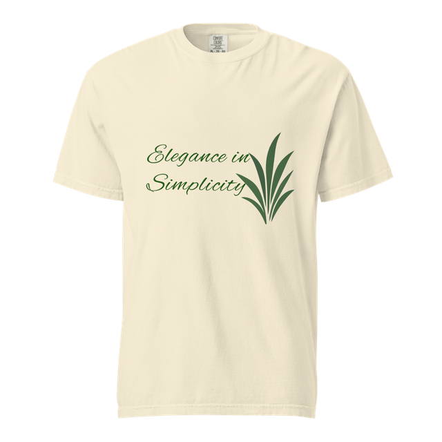 Elegance in Simplicity Plant Graphic T-Shirt.