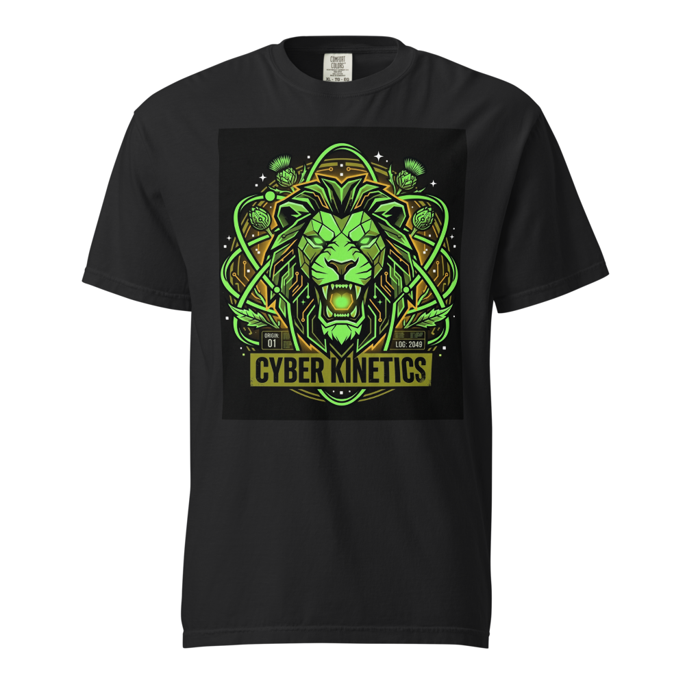 Cyber Kinetics Sci-Fi Lion Gaming Tee