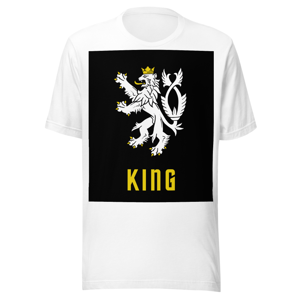 Men's Stylish Lion Graphic Printed T-Shirt