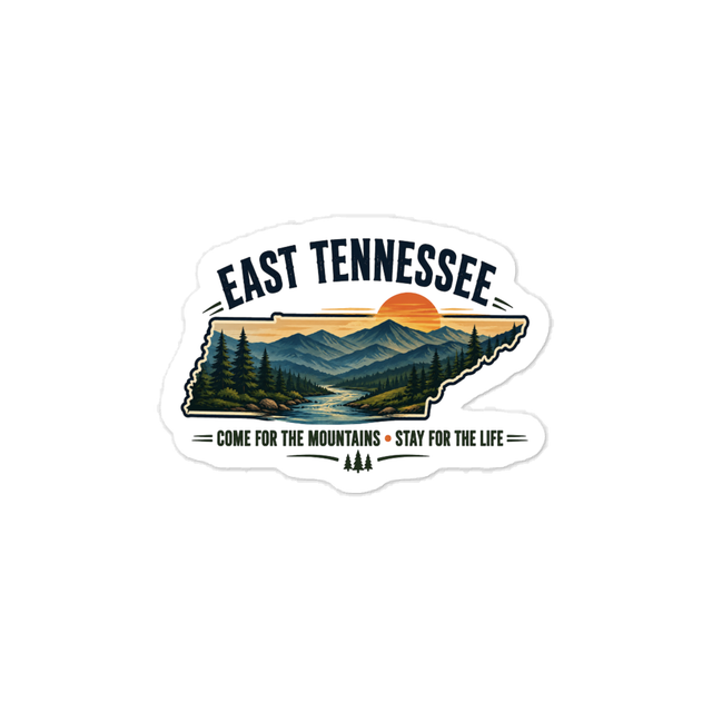 East TN Life Die Cut Sticker