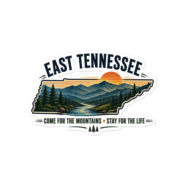 East TN Life Die Cut Sticker