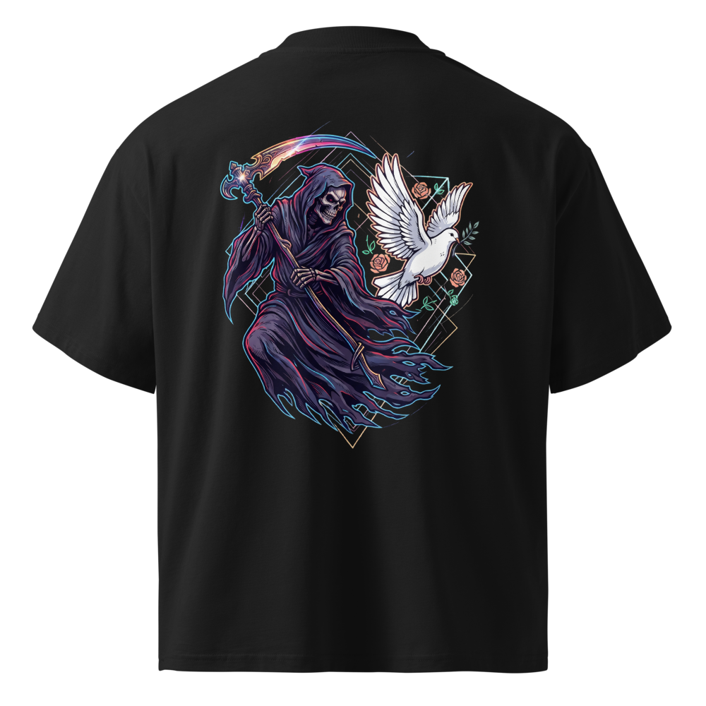 Grim Reaper With Scythe, White Dove 