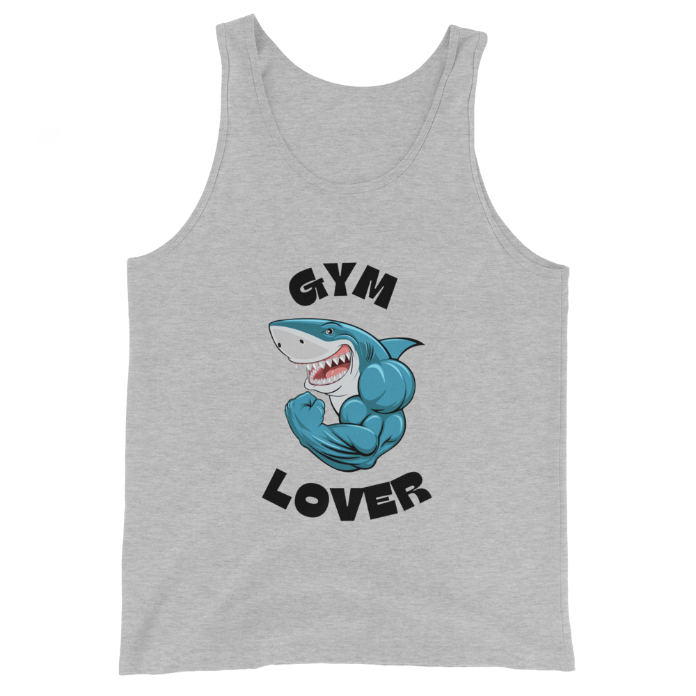 Gym Lover Muscular Shark Men's Staple Tank Top
