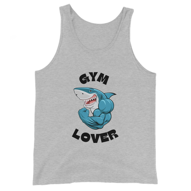 Gym Lover Muscular Shark Men's Staple Tank Top