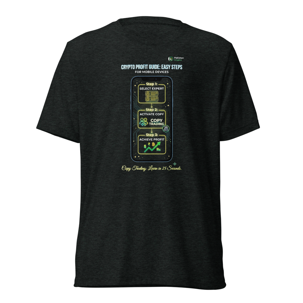 Mobile Crypto Profit Guide Tri-Blend Shirt