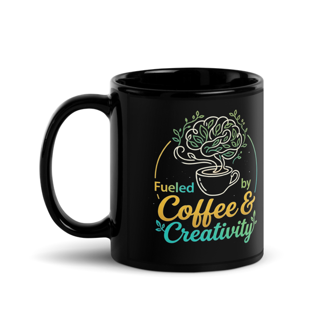 Fueled by Coffee & Creativity - Graphic Artwork