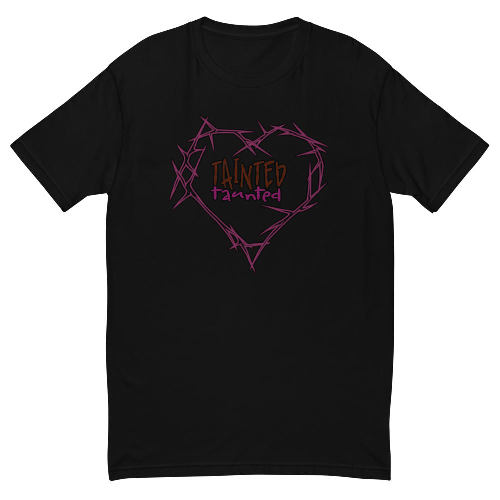 Tainted Tee w/ Pink Text
