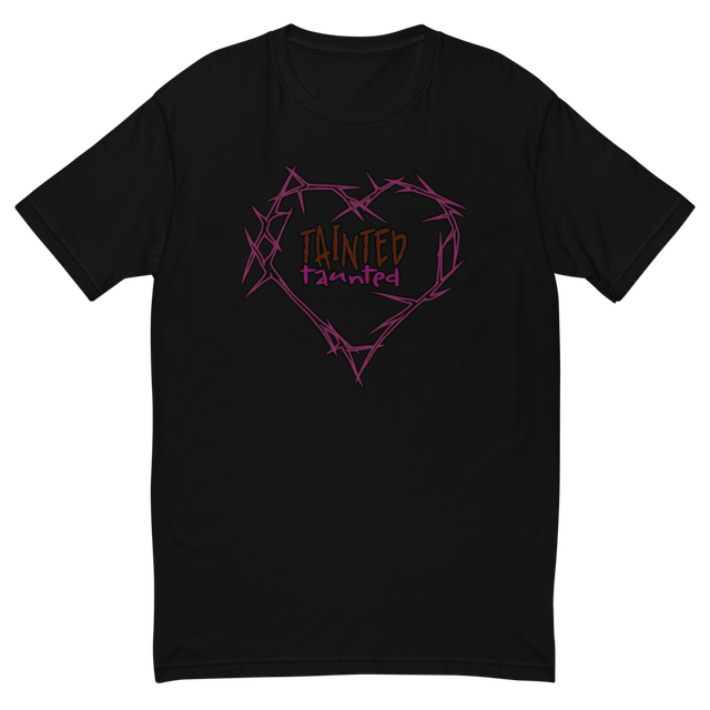 Tainted Tee w/ Pink Text