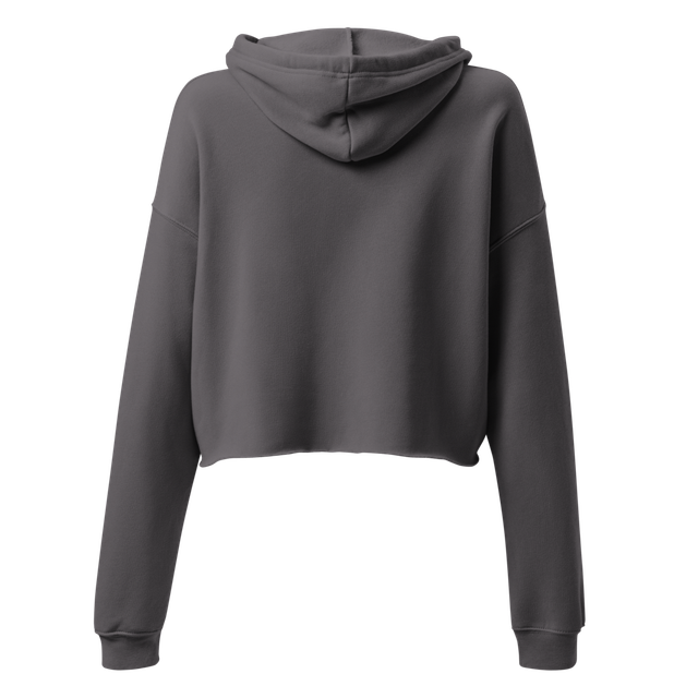 Mood Warning Label Women's Cropped Hoodie