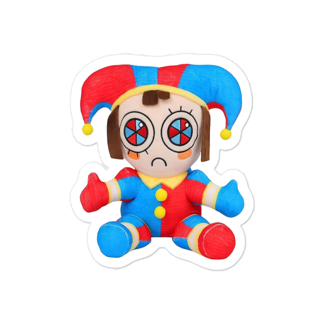 Pomni plush sticker